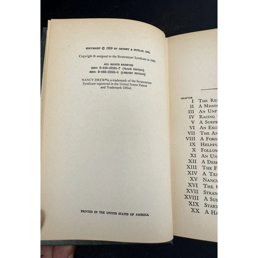The Secret of the‎ Old Clock by Carolyn Keene (1959, Hardcover) Nancy Drew